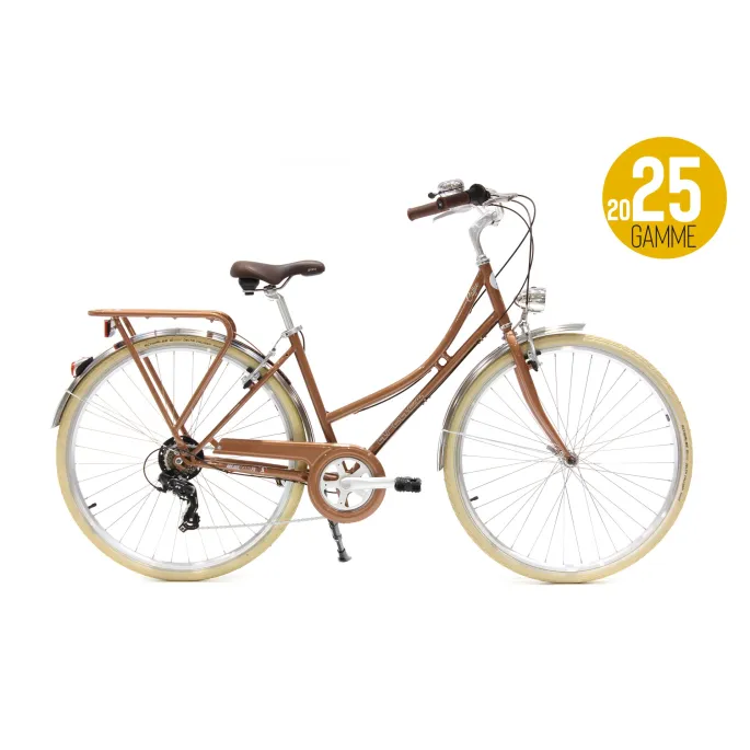 Vélo de ville femme Arcade Coffee S6 Mixte