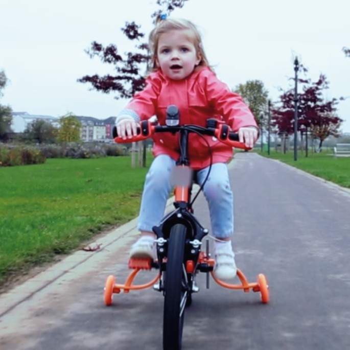 Stabilisateur velo enfant flexible, 12 à 16 pouces - Velonline