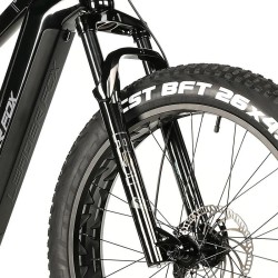 Fat bike electrique Leader Fox Braga : 130 km d'autonomie
