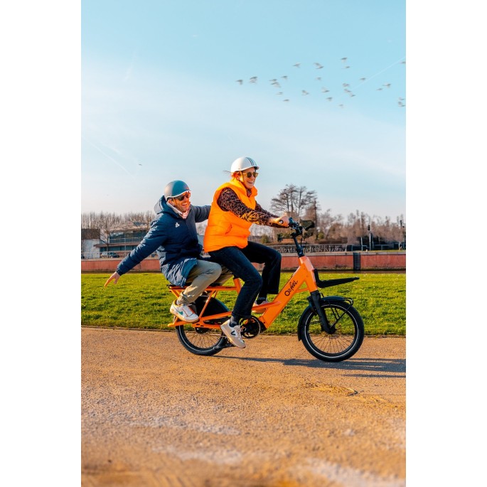O2 feel Buzz 7 E Bikes - Velo cargo biplace