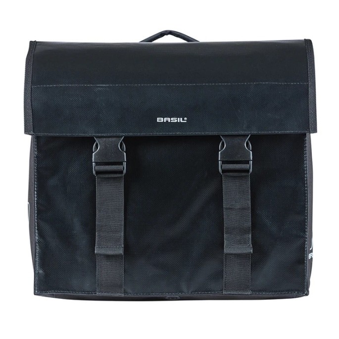 Sacoches arrieres Basil Urban Mik pour vélo, fermeture boucle - Velonline