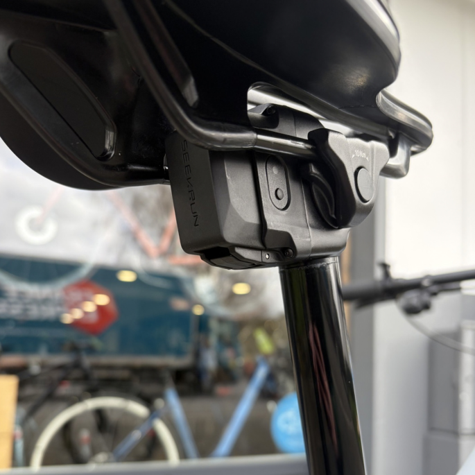 Tige de Selle VTT Seekrun Bluetooth | Débattement Réglable 150 mm | Commande sur Cintre