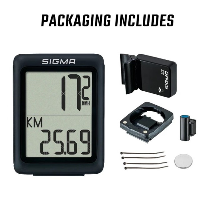 Compteur SIGMA sans fil : 5 fonctions - Velonline