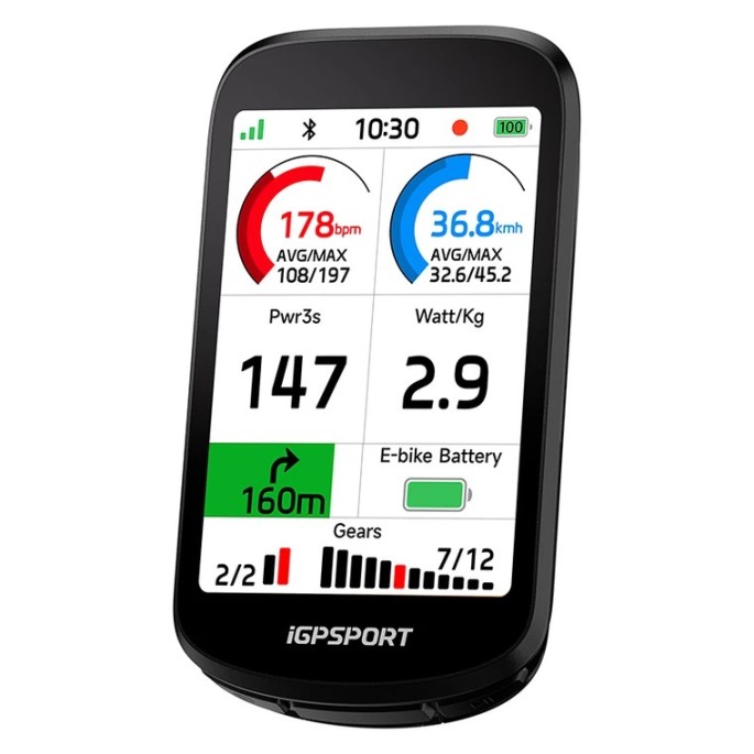 GPS / COMPTEUR iGPSPORT BSC500 COULEUR TACTILE 3,3"