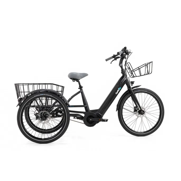 CyclO2 SMART Noir - Tricycle Électrique Bafang 250W | Velonline