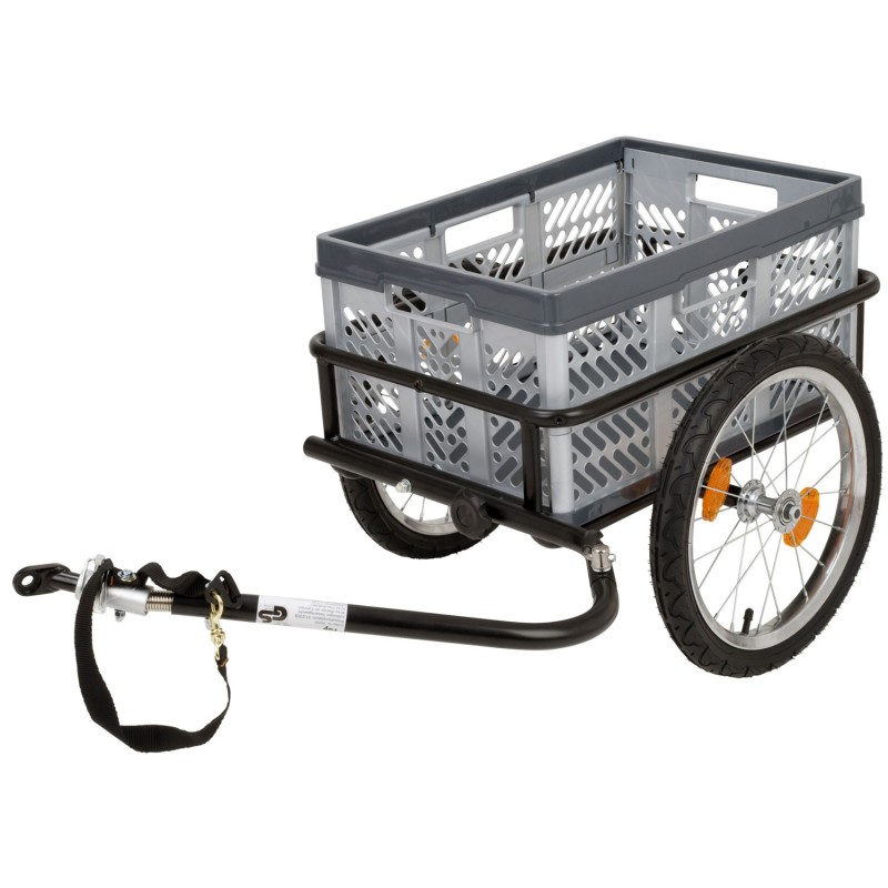 Remorque vélo : ouverte et pliable - Velonline