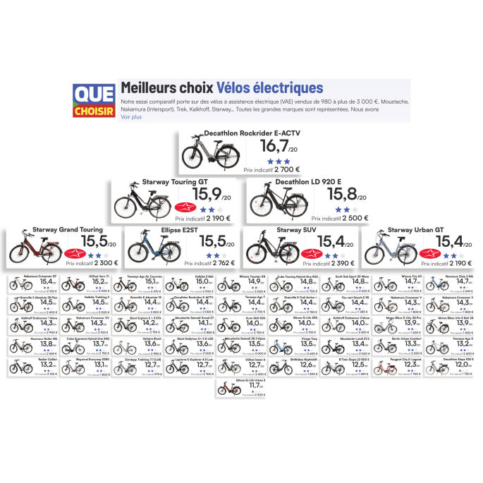 Starway Touring GT - VAE courroie 60 Nm | Velonline