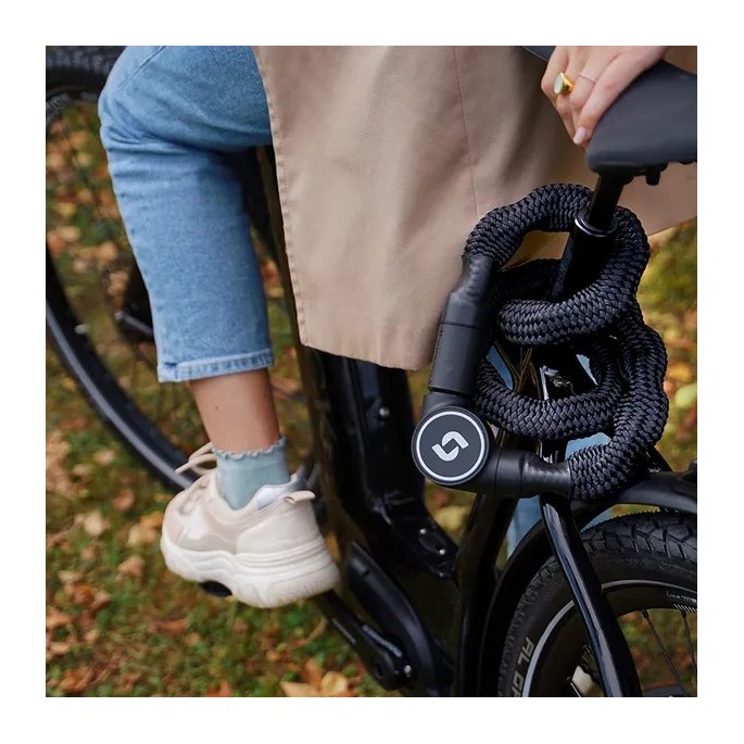 Antivol vélo Serea Swift NFC – Chaîne acier 100 cm**